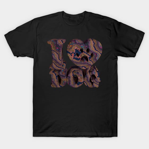 3D I Love Dog - Plushie T-Shirt by 3DMe